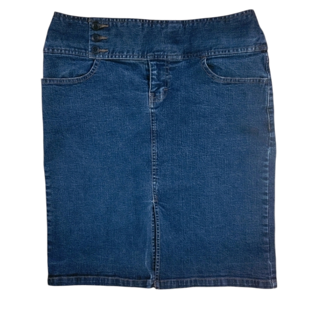 VTG/Y2K Tommy Hilfiger Denim Skirt Sz 4